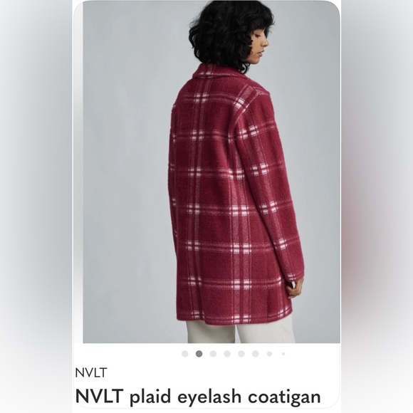 NWT, NVLT Thread Collective Black and White Eyelash Coatigen, Size XL - Picture 16 of 16